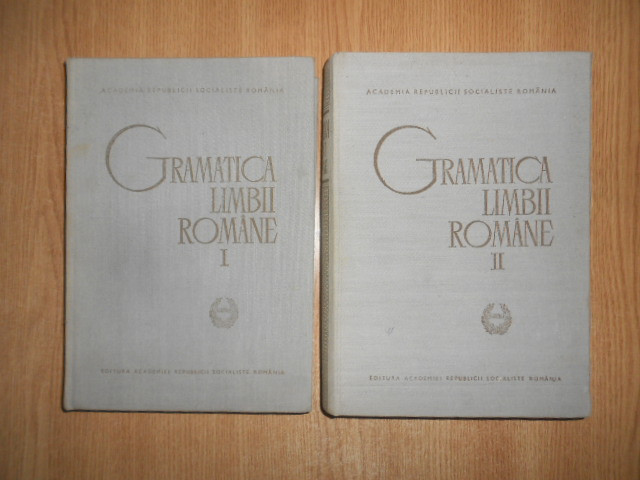 AL. GRAUR, MIOARA AVRAM - GRAMATICA LIMBII ROMANE 2 volume (1966, ed. cartonata)