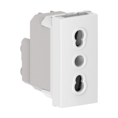 Priza standard italian 1M Flexo Himel alb