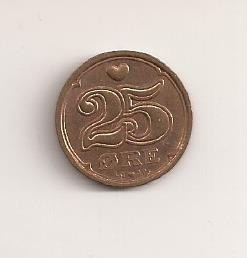 Moneda Danemarca - 25 Ore 1996 foto
