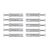 Set 10 holsuruburi cu diblu elSales ELS-H1240 cu diametrul de 12 mm, lungime 40 mm , gri