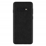 Cumpara ieftin Set Folii Skin Acoperire 360 Compatibile cu Samsung Galaxy S10 Plus (Set 2) - ApcGsm Wraps Leather Black, Negru, Silicon, Oem