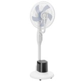 HOMCOM Ventilator Nebulizator 90 W Oscilație de 70&deg; 3 Viteze 5 Pale Rezervor Apă 3,5 L 5 Roți Alb | Aosom Romania