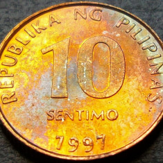 Moneda exotica 10 SENTIMO - FILIPINE, anul 1997 *cod 674 B = UNC PATINA