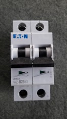 INTRERUPTOR AUTOMAT DISJUNCTOR 2P BIPOLAR FAZ-B25/2 SIGURANTA COD EATON 278736 foto