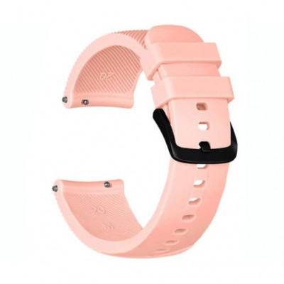 Curea ceas Smartwatch Samsung Galaxy Watch 4, Watch 4 Classic, Gear S2, iUni 20 mm Silicon Soft Pink foto