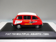 Macheta FIAT 750 MULTIPLA ABARTH 1960 scara 1:43 IXO foto