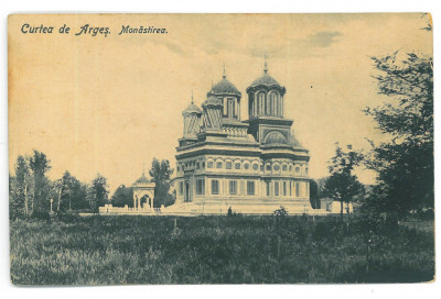 4179 - CURTEA de ARGES, Monastery, Romania - old postcard - unused foto