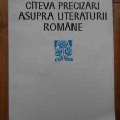 Citeva Precizari Asupra Literaturii Romane - Al. Rosetti ,522621