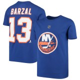 New York Islanders tricou de copii Mathew Barzal #13 Player Name &amp;amp; Number T-Shirt - Royal - Dětsk&eacute; XL (14 - 16 let)