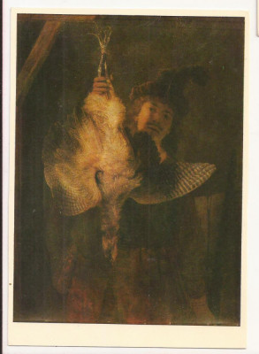 FA32-Carte Postala-GERMANIA- Gemaldegalerie Dresden, Rembrandt, 1977 foto