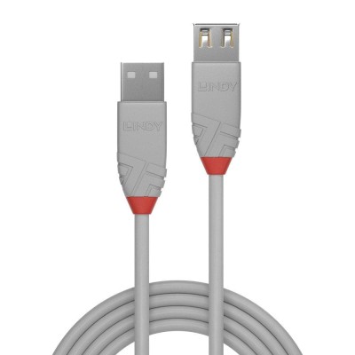 Cablu Lindy 3m USB 2.0 Type A Ext Anthra, &amp;quot;LY-36714&amp;quot; (timbru verde 0.18 lei) foto