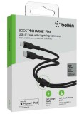 Belkin Boost Charge Usb-c To Ltg_silicone 1m Black
