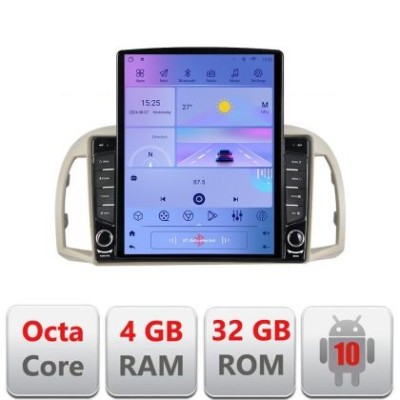 Navigatie Nissan Micra 2002-2010 Android radio gps internet Lenovo Octa Core 4+64 LTE KIT-micra2003+EDT-E709 CarStore Technology foto