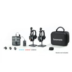 Solutie intercom completa Saramonic WiTalk9 WT2S4xbat, 2 pers, Full-Duplex 1.9GHz, single-ear