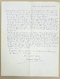 Scrisoare trimisa de Miguel Angel catre generalul roman Mihai Burca