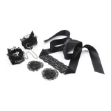 Seturi de bondage usor - Crushious Indanteleaza-ma Set de Danetla Neagra Nivel Incepator Potrivit pentru Cele Timide si Aventuroase