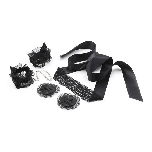 Seturi de bondage usor - Crushious Indanteleaza-ma Set de Danetla Neagra Nivel Incepator Potrivit pentru Cele Timide si Aventuroase