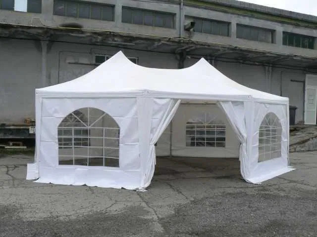 Pagoda 6,8x5m 350 G/m&sup2; Pvc, Alb