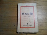 DIN ALTE TARI - Studii si Impresii - MARCU BEZA - 1933, 214 p.;coperta originala