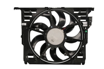 GMV radiator electroventilator BMW Seria 5 F11, 07.2012-2017, 530i, motor 3.0 R6, benzina, cu AC, 600W; 485 mm; 3 pini foto