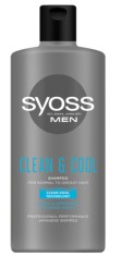 Sampon pentru barbati Clean &amp; Cool, 440ml, Syoss
