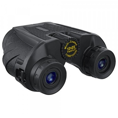 Binoclu Techsuit BN1, 12x, 25mm, Negru foto