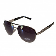 Ochelari de soare dama GUESS Silver Tone Aviators foto