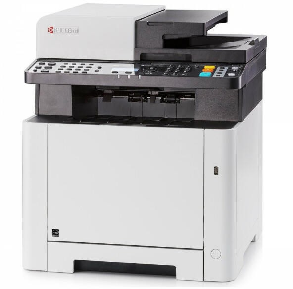 Multifunctionala Second Hand Laser Color Kyocera Ecosys M5526CDN, A4, 26 ppm, 1200 x 1200 dpi, Copiator, Scanner, Fax, USB, Retea NewTechnology Media