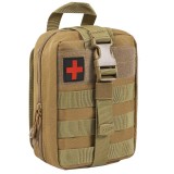 Borseta sport de brau, impermeabila, cu prindere la curea, 22x18x10cm, verde militar Household NewTrend
