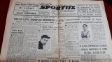 Ziar SPORTUL POPULAR 4 04 1946