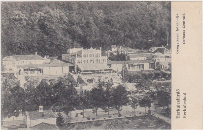 CP Baile Herculane Herkulesf&uuml;rdő gyogyterem kozpontja curhaus Centrale ND(1908)