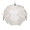Pendul cu abajur modern IQ Jigsaw 15.7 inchi/ 40 cm, Kwmobile, Alb, 46223.02