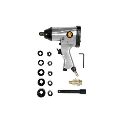 81101 Pistol pneumatic cu accesorii, prindere patrat 1/2&amp;amp;quot;, 340 Nm foto