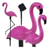 Set 3 lampi solare de gradina Flamingo LED IP44 Gardlov