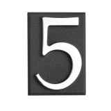 Semn Cifra Cu Placa Adeziva Fixare - 45mm / Gri / 8