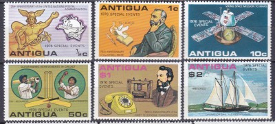 DB1 Antigua 1976 Evenimente Corabii Cosmos Telefon 6 v. MNH foto