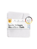 Lavete aplicare protecție ceramică Chemicalworkz Suede Towel Pack 10&times;10cm, albe, set 10 buc