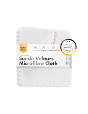 Lavete aplicare protecție ceramică Chemicalworkz Suede Towel Pack 10&amp;times;10cm, albe, set 10 buc foto