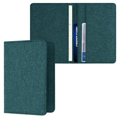Husa Kwmobile pentru certificatul de inmatriculare, Verde, Textil, KWM0000137U003C foto