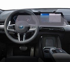 Folie Protectie Navigatie BMW iX2 2023+, Duragon, protectie Display Navigatie, silicon Transparent, Anti-zgarieturi, kit instalare foto