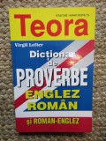 Virgil Lefter - Dictionar de proverbe englez-roman si roman-englez
