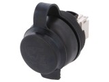 Soclu RJ45 FrontCom &Oslash;22mm IP65 Negru