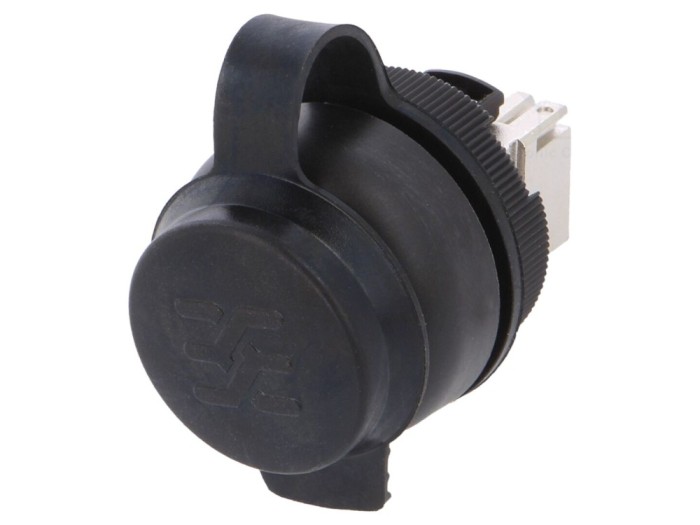 Soclu RJ45 FrontCom IP65 &Oslash;22mm