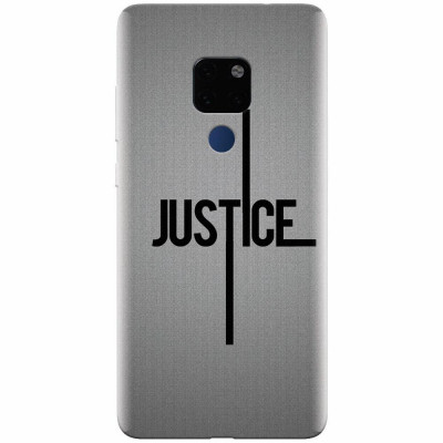 Husa silicon pentru Huawei Mate 20, Amir Justice Minimalistic Nubheebuccus Text foto