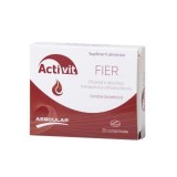 Activit Fier Contine Lactoferina 20 comprimate Aesculap