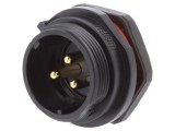 Soclu SP21 IP68 10A 500V cu şurub pentru terminale 1,5mm2