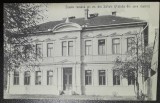 Carte postala, Saliste, scoala romana gr.or, fatada dinspre rasarit, perioada interbelica