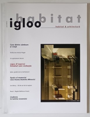 HABITAT , REVISTA , TEHNICI DE AUTOAPARARE IMPOTRIVA PSEUDOARHITECTURII SI PSEUDOARTEI , NR.11 , 2002 foto