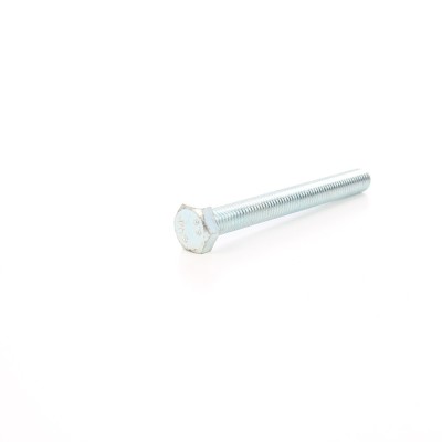Surub cu cap hexagonal, filetat complet, otel, zincat alb, DIN933-6.8, M12 x 100 mm foto
