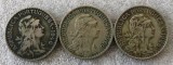 P2. Portugalia lot 3 x 1 escudo 1946 1966 1968 **